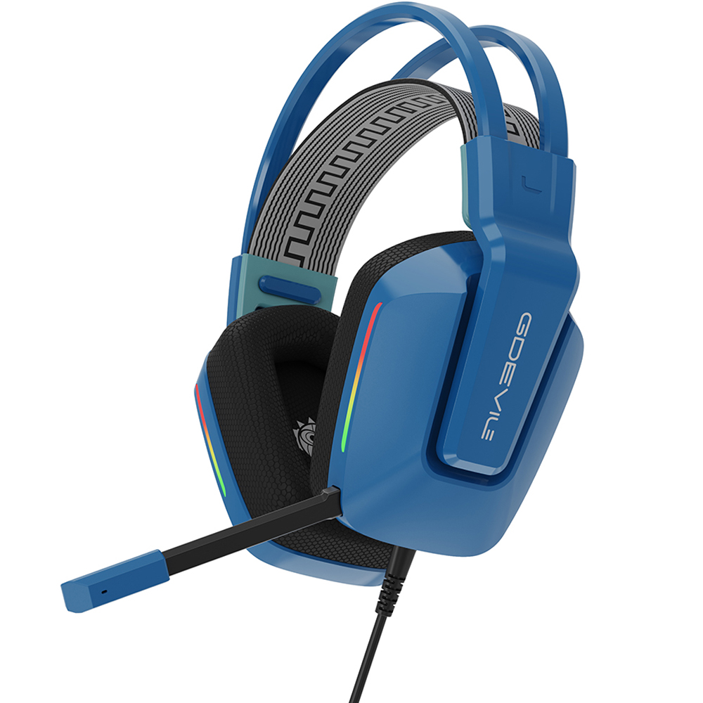 지데빌 G737 TUNE71 가상 7.1채널 RGB 서라운드 노이즈 캔슬링 단방향 마이크 게이밍 헤드셋, G737 TUNE71, 블루 36,900원