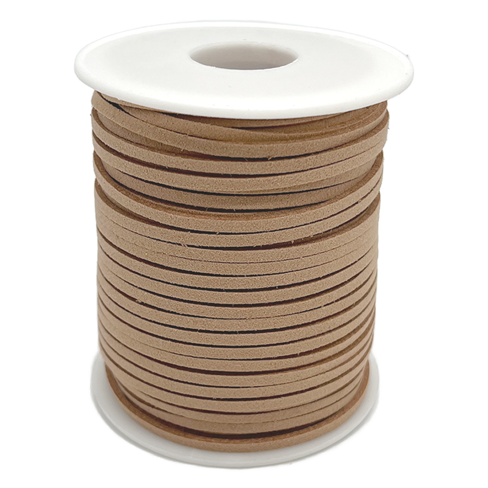 만들하비 스웨이드 리본끈 인조 가죽끈, 06 연한갈색, 1개, 45m 9,900원