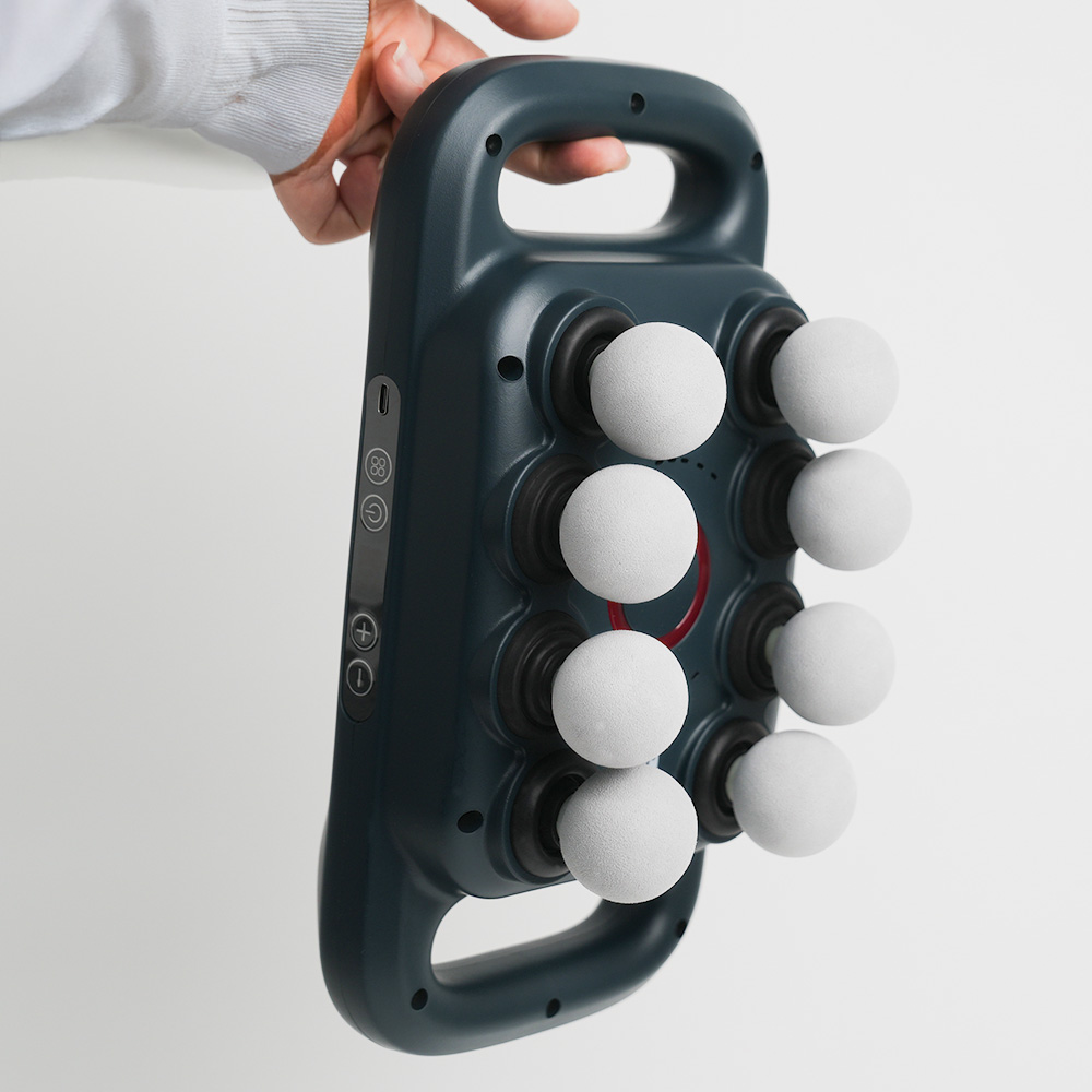 와야 초강력 30단계 문어발 마사지기 근막 12mm 속근육 마사지건, 다크그린, 8헤드 69,000원