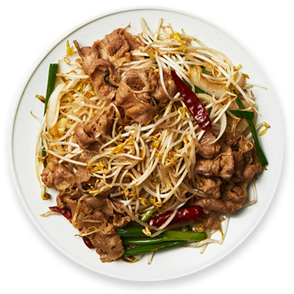 쿡솜씨 우삼겹숙주볶음 이자카야 밀키트 캠핑 음식 요리, 1개, 440g 15,000원