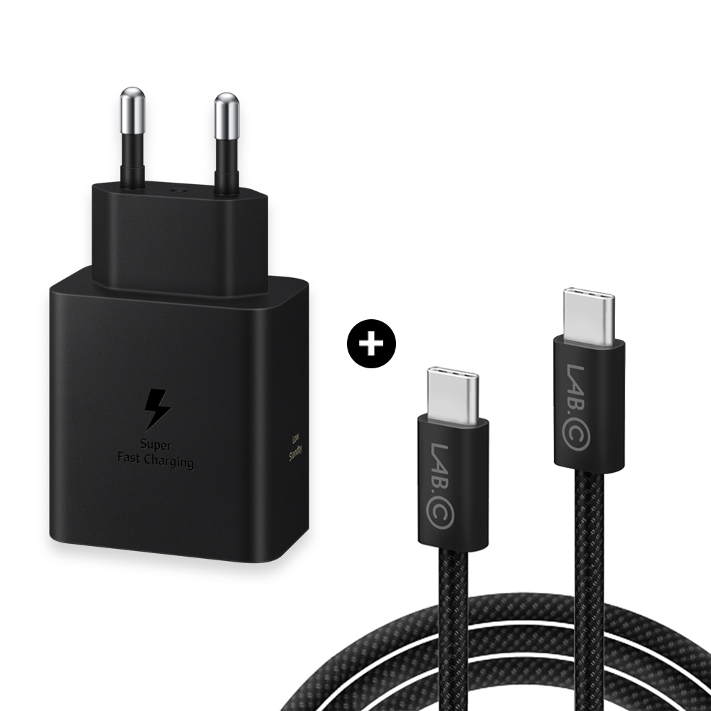 삼성전자 C타입 60W 초고속 충전기 갤럭시 PD PPS 어댑터(랩씨 2M 케이블 포함), 1개, 어댑터 블랙+랩씨 2M 케이블 블랙 48,900원