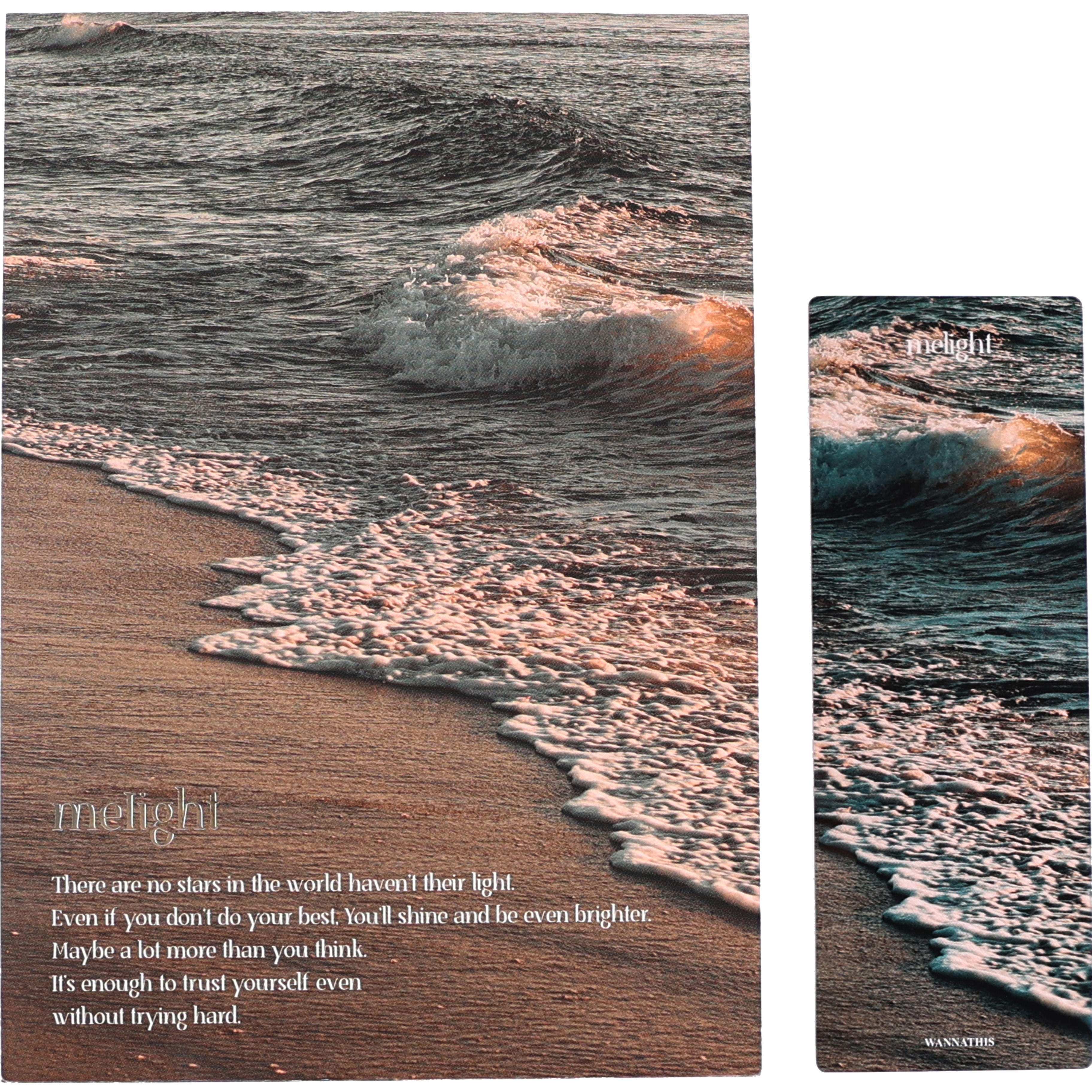 워너디스 미라이트 만년형 다이어리 + 책갈피 세트, 03 스테리 선셋, 1세트 13,230원