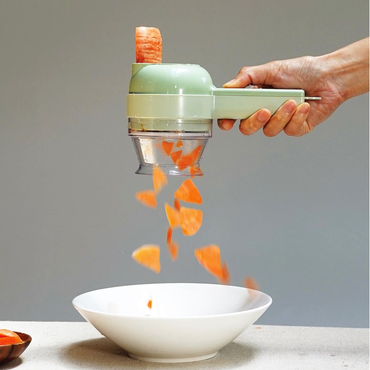 전동 채칼 양배추 감자 과일 고기 이유식 야채 마늘 오토슬라이서 자동채칼 야채슬라이서 야채다지기 아임쿡 만능채칼 4종세트 29,000원