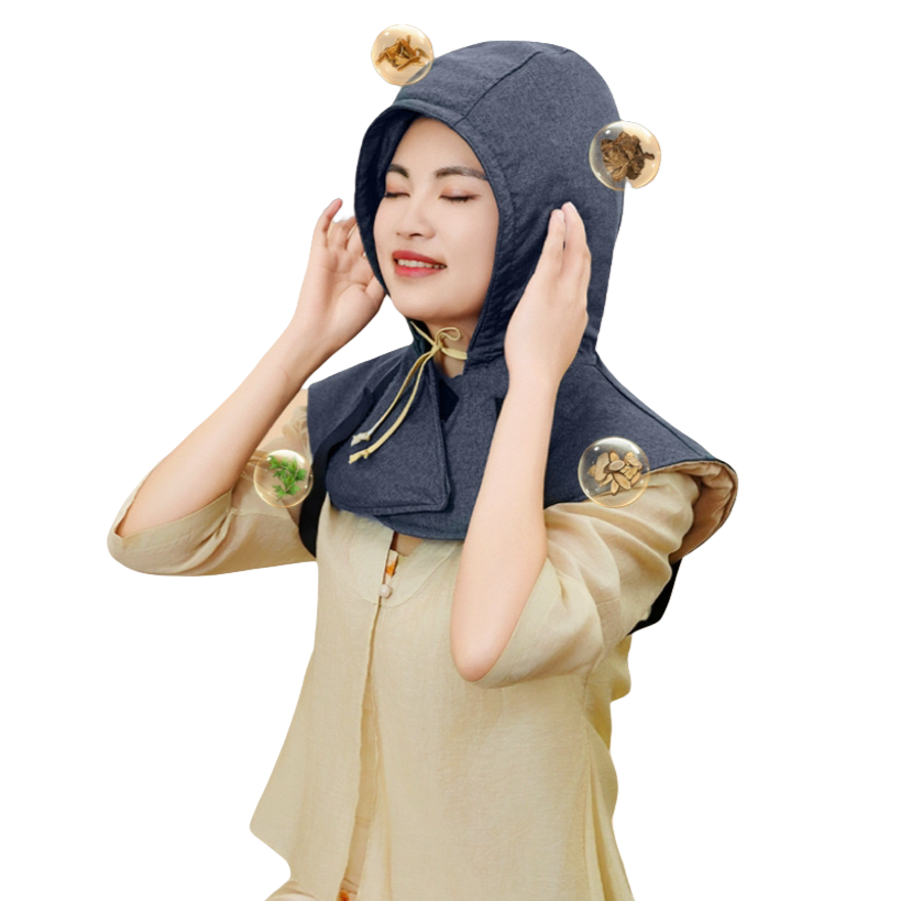 WIRQO 머리 온열 찜질기 가열 찜질 모자 뜸 모자 케이프 머리 보호 경추 산후조리 모자 찜질 모자 머리 어깨 목 물리치료 61,200원