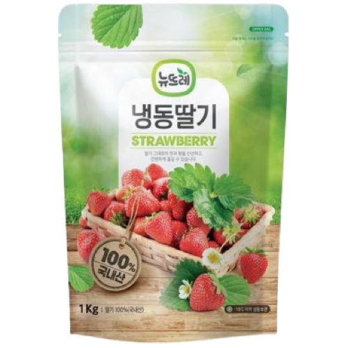 [뉴뜨레] 국산 냉동딸기 /무가당 홀 드라이아이스 포장 19,000원