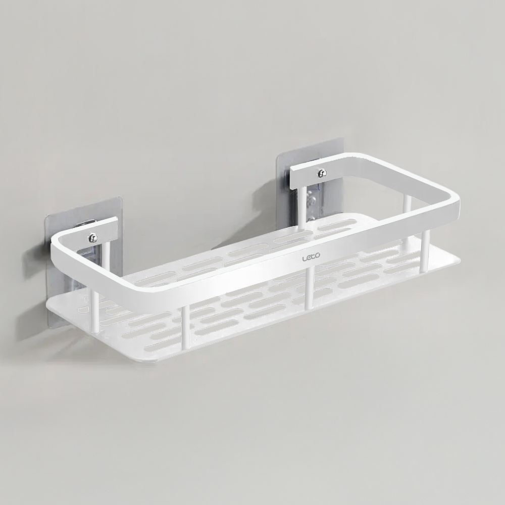 레토 무타공 알루미늄 일자형 욕실 선반, 화이트, 1개 6,800원