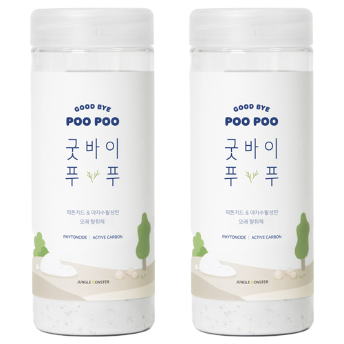 정글몬스터 고양이 굿바이 푸푸 피톤치드 모래 탈취제, 500g, 2개 32,800원