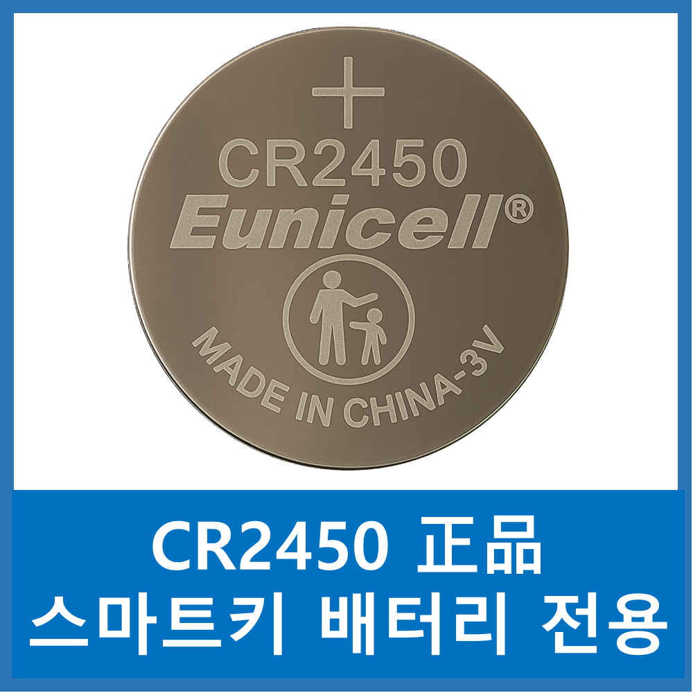 현대 기아 BMW 스마트키 전용 베터리 CR2450 4,460원