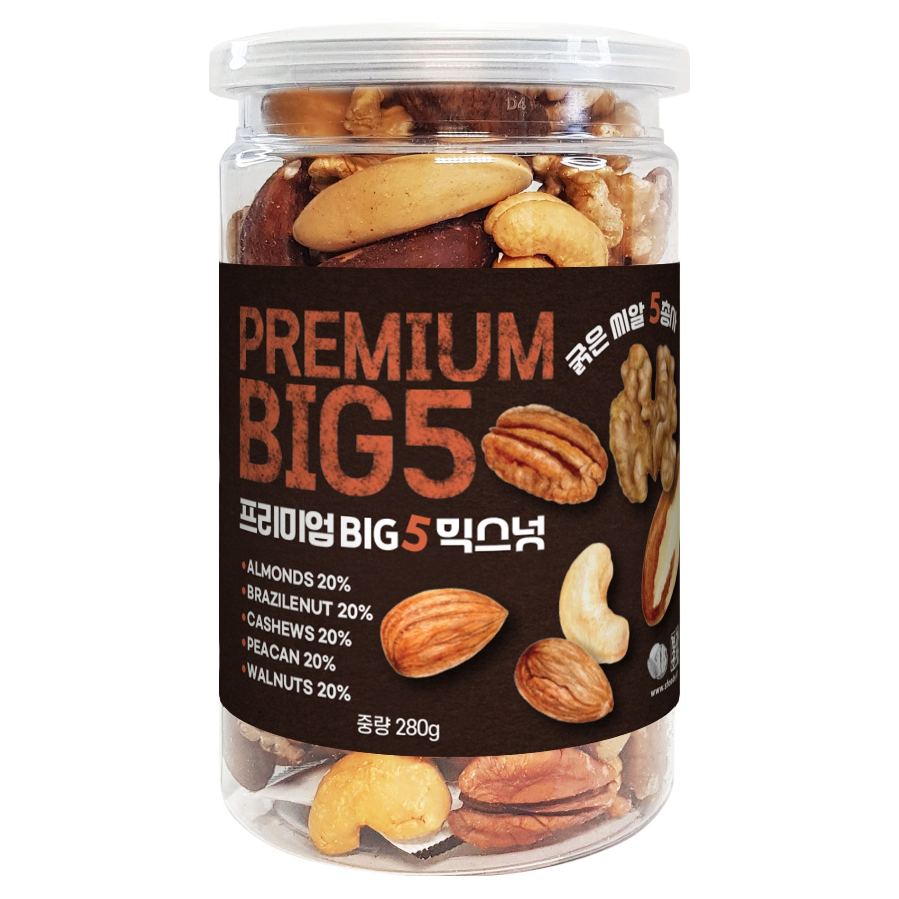 견과공장 프리미엄 빅5 믹스넛, 1개, 280g 12,900원