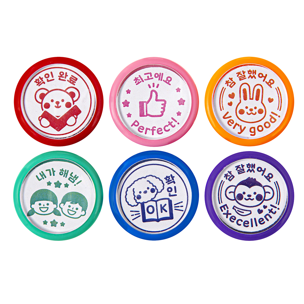 코멧 베이직 선생님용 칭찬 스탬프 6종 세트 10,410원