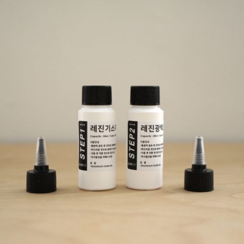 레진공예용 기스제거제, 광택코팅제 50g+50g 세트 13,000원