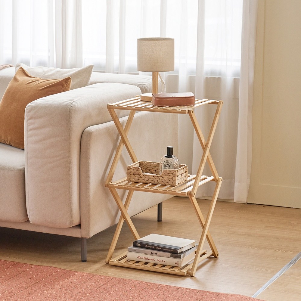 [MODERN HOUSE 중계점] [가구 택배] 에브리 뱀부 접이식 선반 3단 W390 CF1326001, 1개, 이미지참고 19,900원