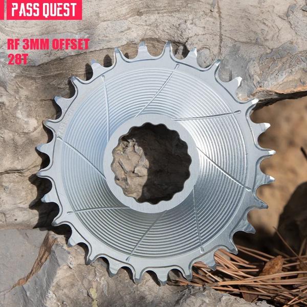 PASS QUEST 3mm 오프셋 MTB E-STON Raceface 휠용 직접 장착 체인링 산악 자전거 넓은 좁은 치아 체인링 크랭크셋 107,950원