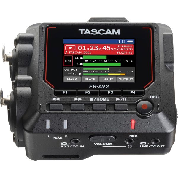 비디오그래퍼를 위한 듀얼 XLR/TRS 입력 및 클립 오디오 녹음이 없는 TASCAM FR-AV2 컴팩트 32비트 플로트 필드 레코더 타임코드 생성기 758,200원
