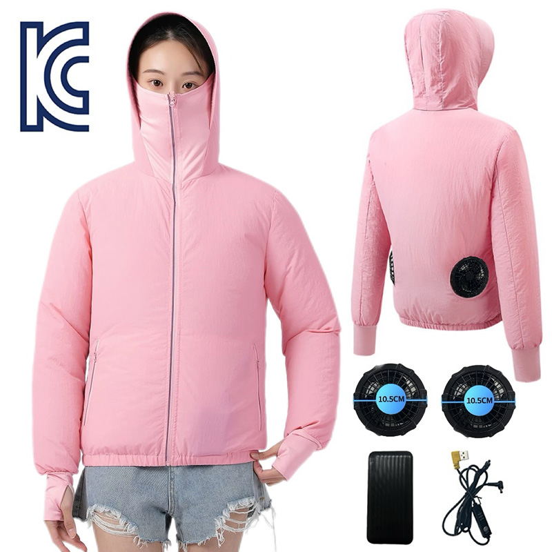 ZHZ 선풍기 옷 USB팬+보조배터리20000mAh 포함 남녀공용 여름 자외선 차단용 쿨링 K-2-23 49,900원