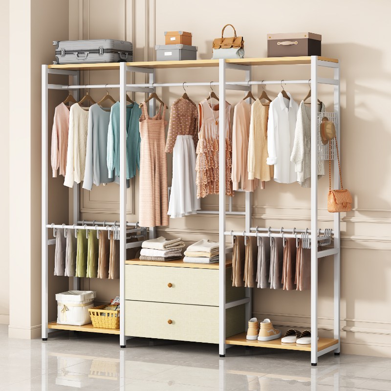 워너픽 철제 스탠드 서랍형 드레스룸 시스템 행거, 화이트A 96,900원