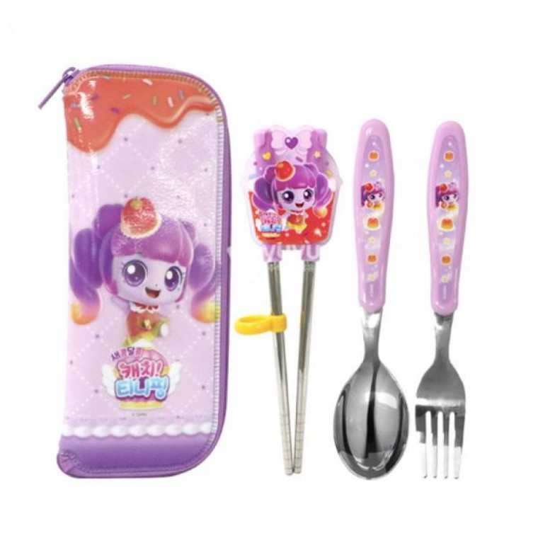 캐치티니핑 말랑핑 알찬 젓가락 풀세트, 퍼플, 1개 21,000원