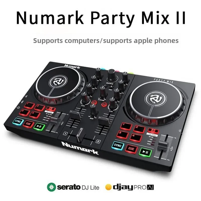 Numark/Lumar 파티 믹스 MK2 DJ 디지털 컨트롤러, 휴대용 라이브! 안드로이드와 호환되지 않음 497,670원