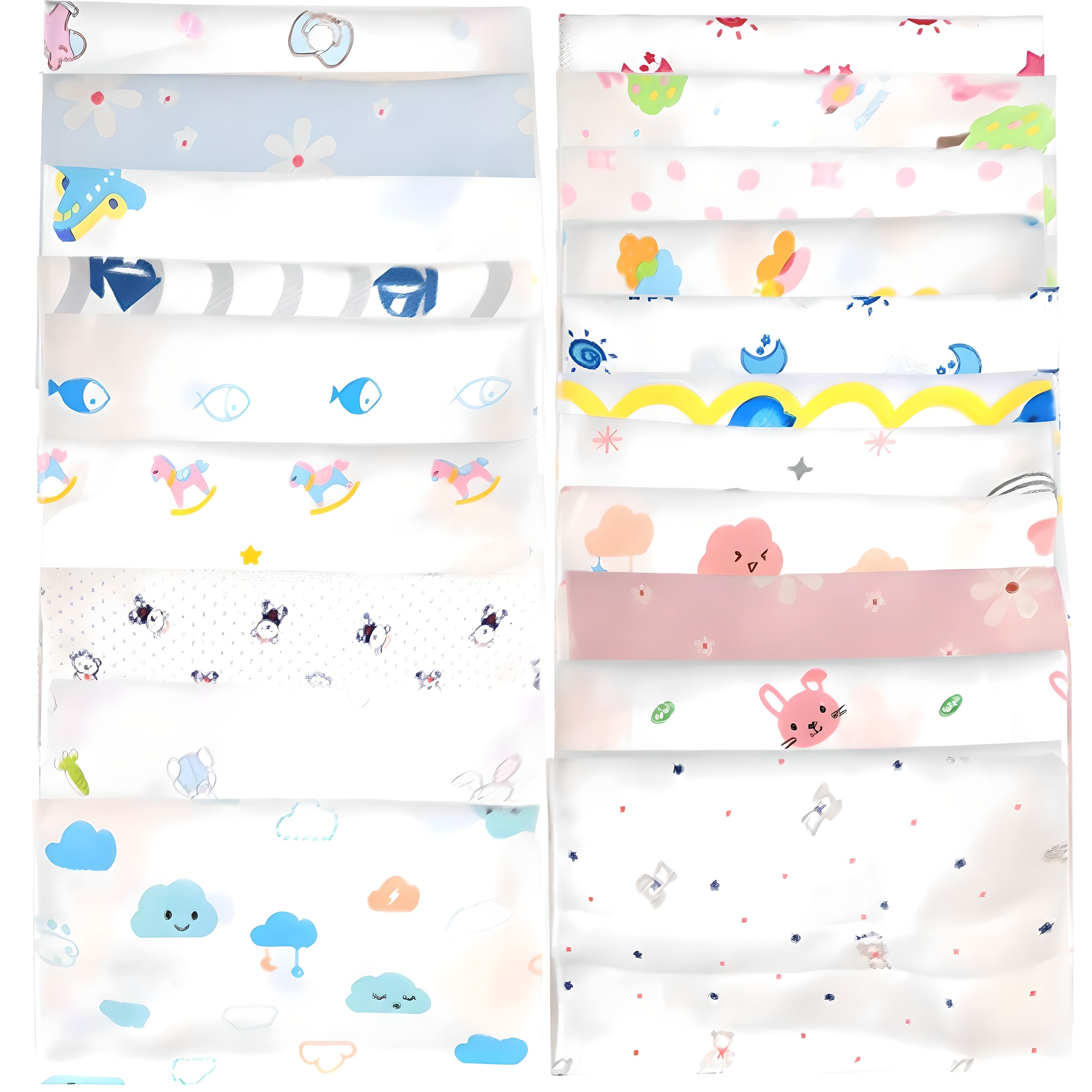 아바드 캐릭터 코튼 가제손수건 K형 20개입 세트, 현재가 12,110원