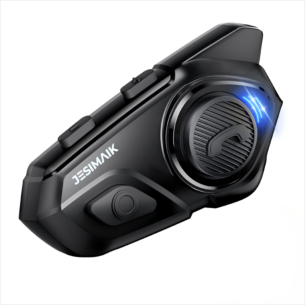 JESIMAIK R16Pro 오토바이 헬멧 블루투스 헤드셋 헬멧용 이어폰 퀄컴 듀얼 칩 6인 통화 FM 라디오 통신 거리 1500m IP67 방수방진 소음제거 HIFI, 블랙 129,000원