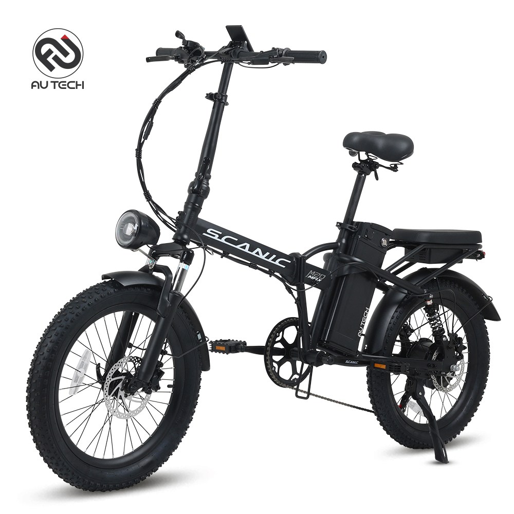 AU테크 스카닉 M20 MAX 바팡모터 최대 850W 접이식 전동 전기자전거 48V 10Ah 블랙(무광), 50.8cm(20인치) 949,000원