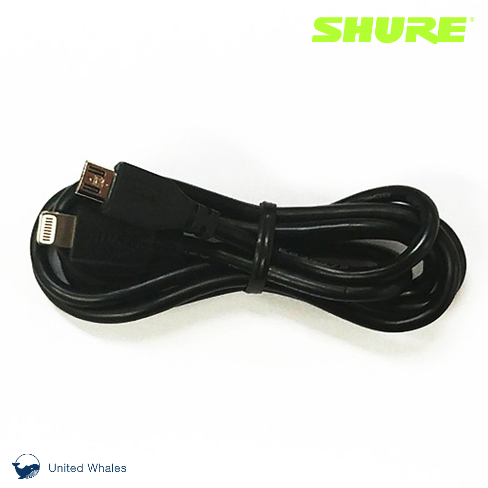SHURE AMV-LTG 슈어 1m 라이트닝-마이크로 USB 케이블 MV7 MV88+ MV5 MV51 MVi 호환 [삼아정품], 1개 50,000원