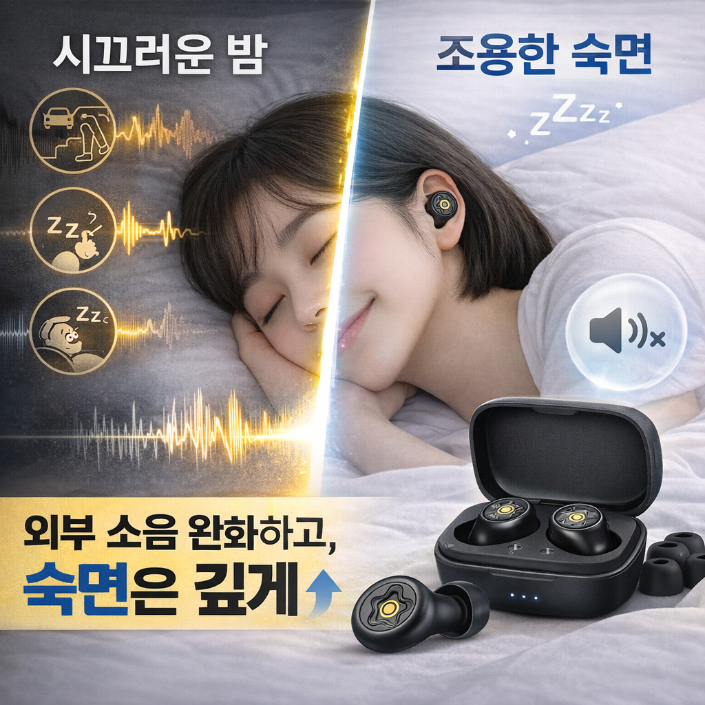 홈에이드 꿀잠자는 소음차단 귀마개, 1쌍, 1박스 17,100원