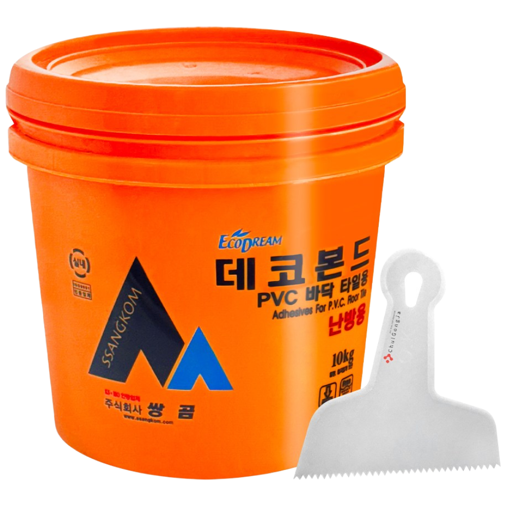 철공자 쌍곰 데코본드 난방용 10kg + 헤라 PVC 바닥 데코타일 접착제 본드, 1세트 33,000원