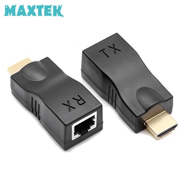 무배 맥스텍 MT879 HDMI 리피터 송수신기 세트 RJ45 최대 30M 연장 UTP 랜케이블 1080p 이더넷 3,400원