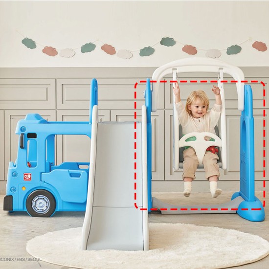 NEW 타요버스미끄럼틀 그네옵션 리뉴얼제품  (*미끄럼틀 별도구매) 139,000원