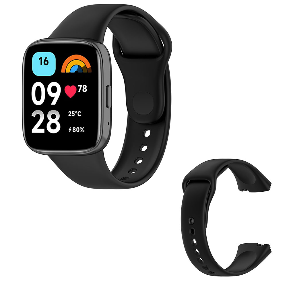 오달라 레드미워치5 레드미워치3 액티브 기본 실리콘 스트랩, 블랙, 1개 6,900원