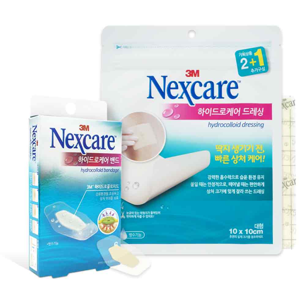 3M 넥스케어 하이드로케어 밴드 소형 6매입 + 하이드로케어 밴드 드레싱 프리컷 3매입(2+1), 1세트, 9개입 17,000원