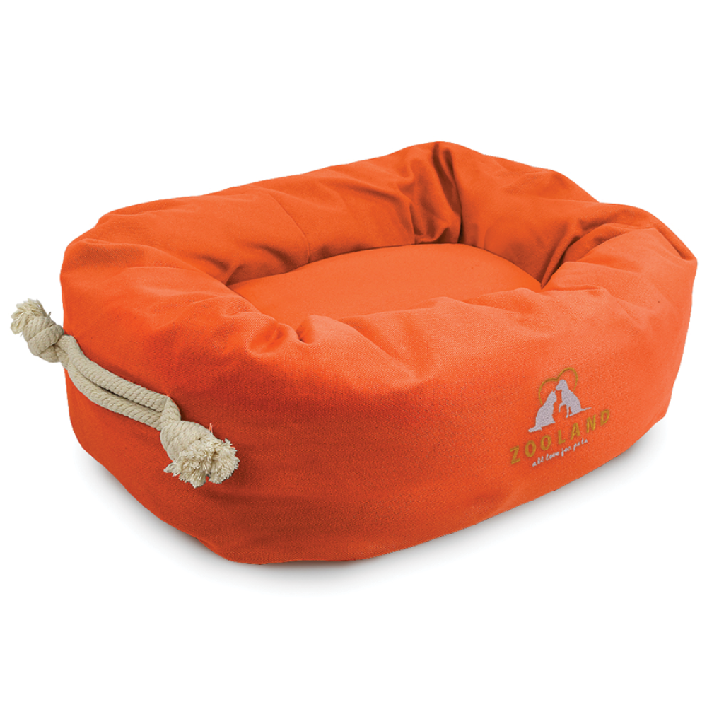 주랜드 반려견 트윙클 코지 캔버스 커버분리 베드, 오렌지, 1개 21,000원