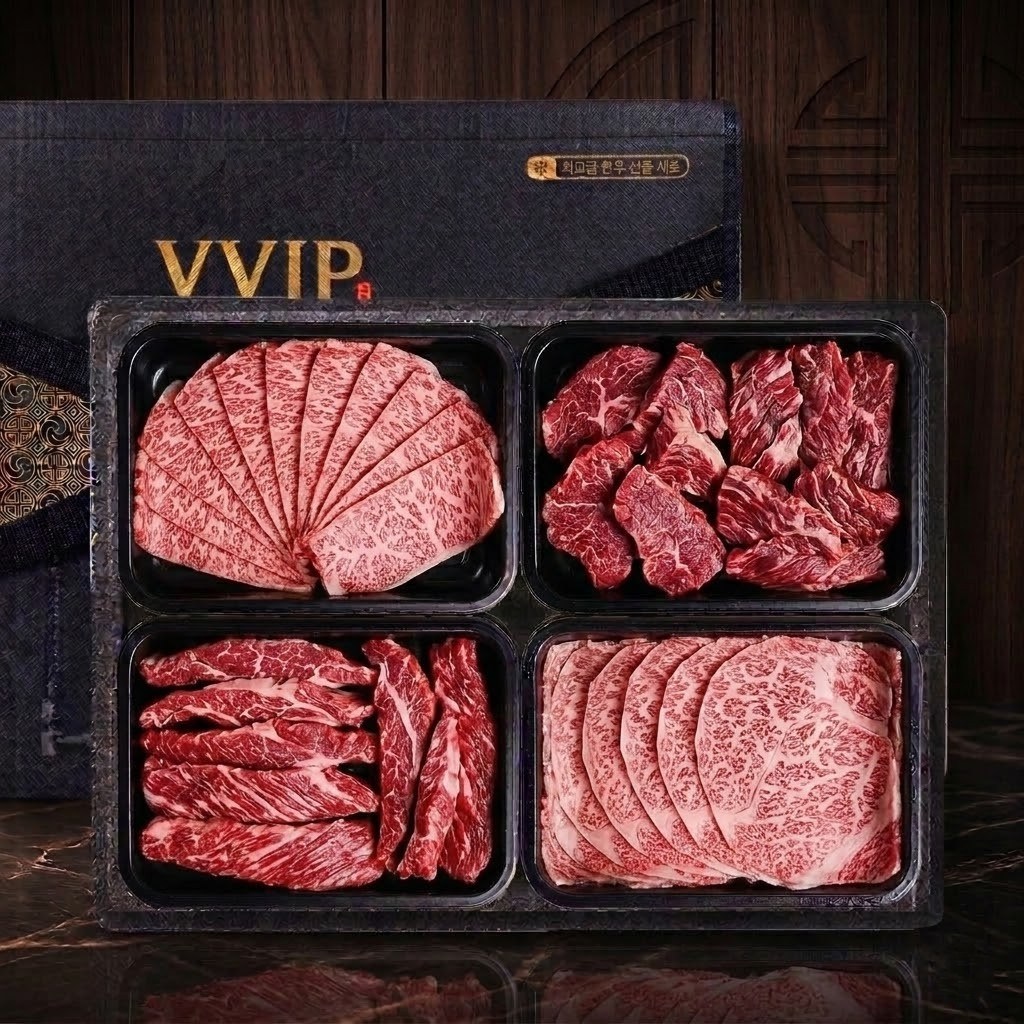 1++ 한우선물세트 구이용 1kg 명절 VVIP, 1개 107,000원