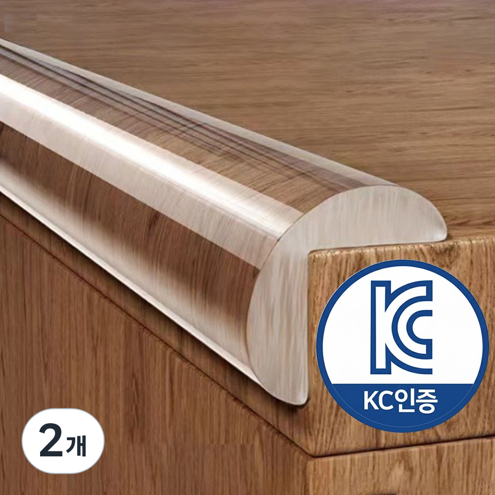 나인밸리 심플 PVC 모서리 보호대 2M 대용량, 투명, 2개 13,230원