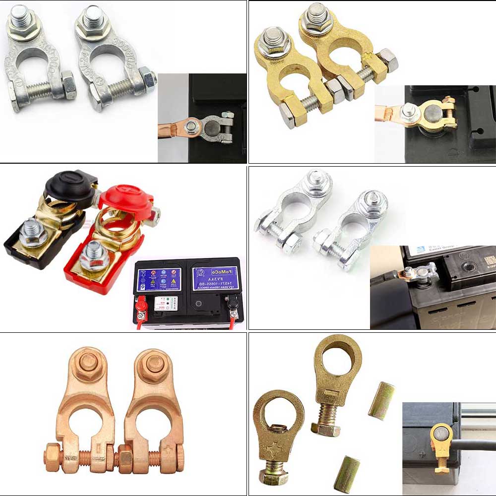 진주바다 자동차 배터리 터미널 단자 승용차 경차 대형차 버스 6종 모음 3,000원