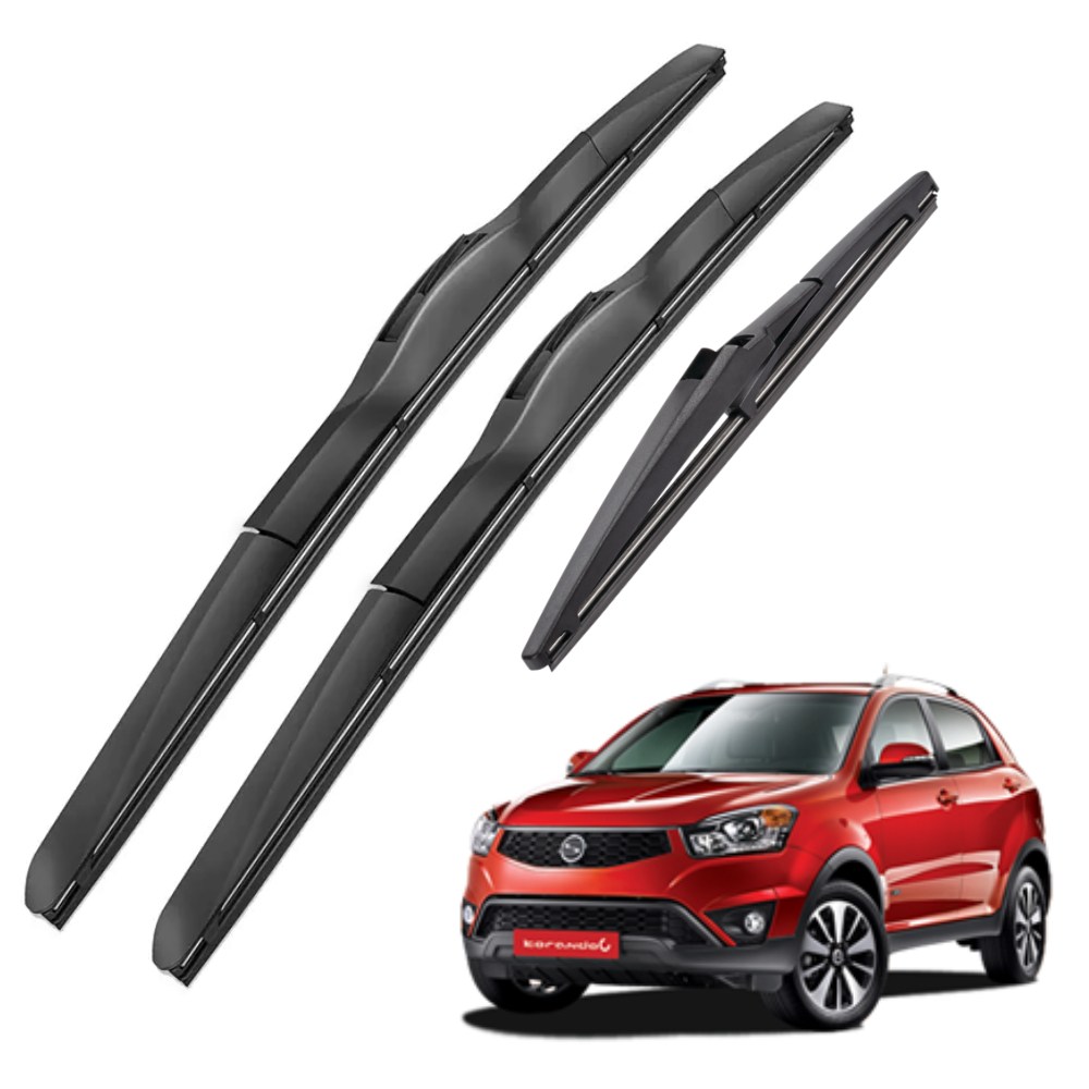 쌍용 KGM 호환 뉴 스타일 코란도 C 자동차 하이브리드 전면 후면 와이퍼 1+1+1 21,800원