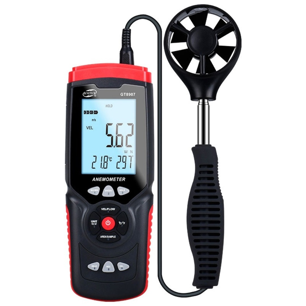 풍속계 풍향 온도 습도 측정기 GT8907, 1개, 현재가 99,990원
