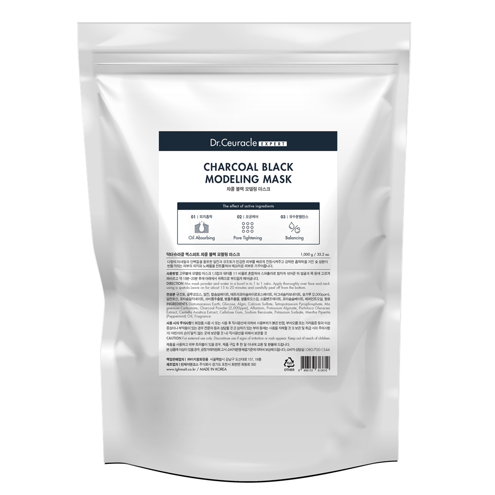 닥터슈라클 챠콜 블랙 모델링 마스크 팩 1kg 단품, 1개, 1개입 15,400원