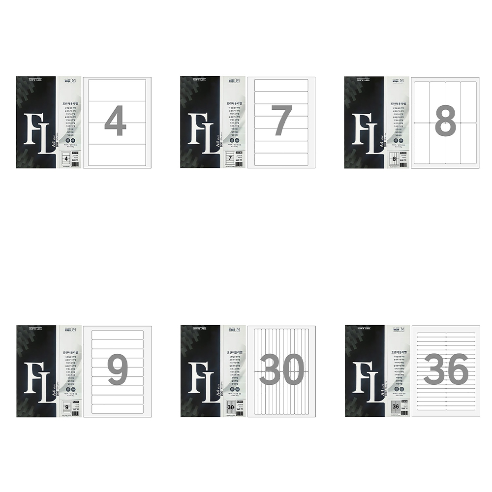 플로엠 인덱스용 라벨용지 스티커라벨 100매입 16,000원
