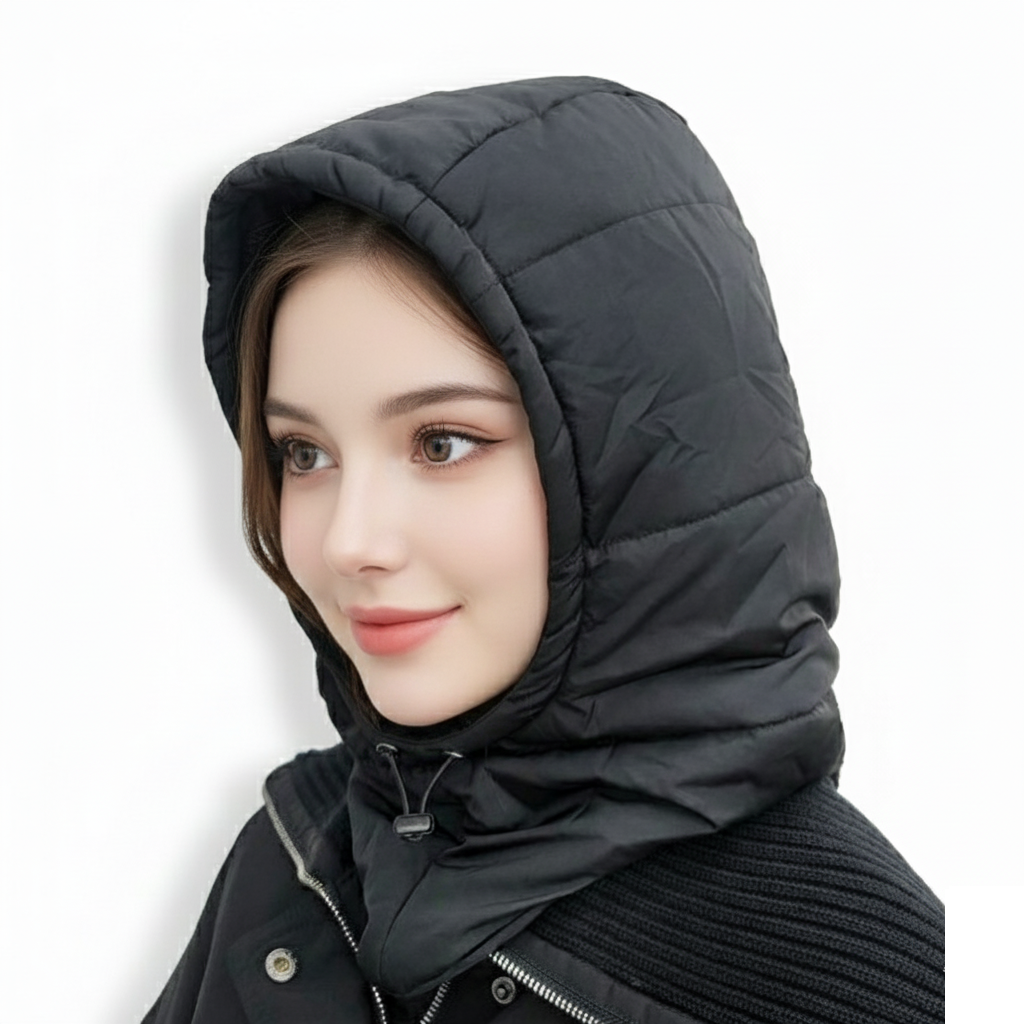 콘티A 패딩 바라클라바 넥워머 골프 스키장 남여공용 패딩후드 워머 커플, 기본 15,400원