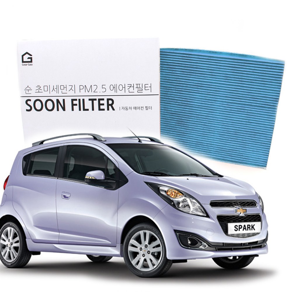 기어가 순 활성탄 초미세먼지 스파크 (13~15년) 에어컨필터 11,590원