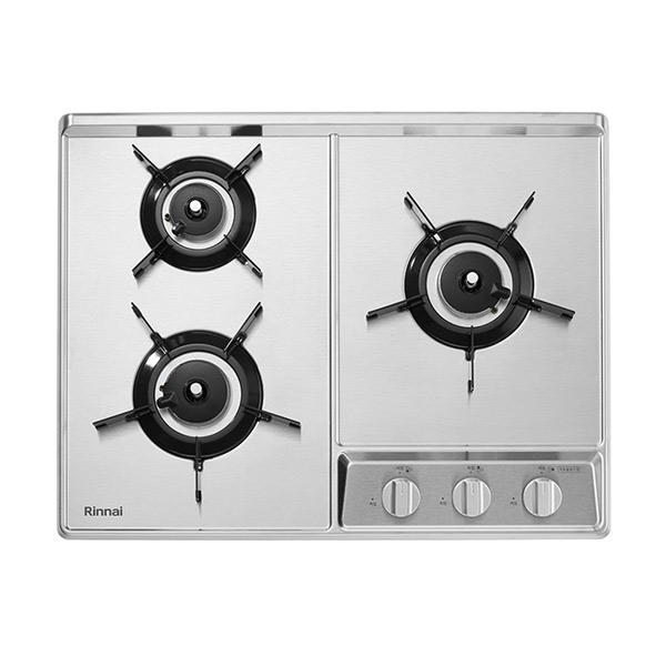 린나이 더빌트인 3구 가스쿡탑 스테인레스 RBR-NS6101D 309,000원