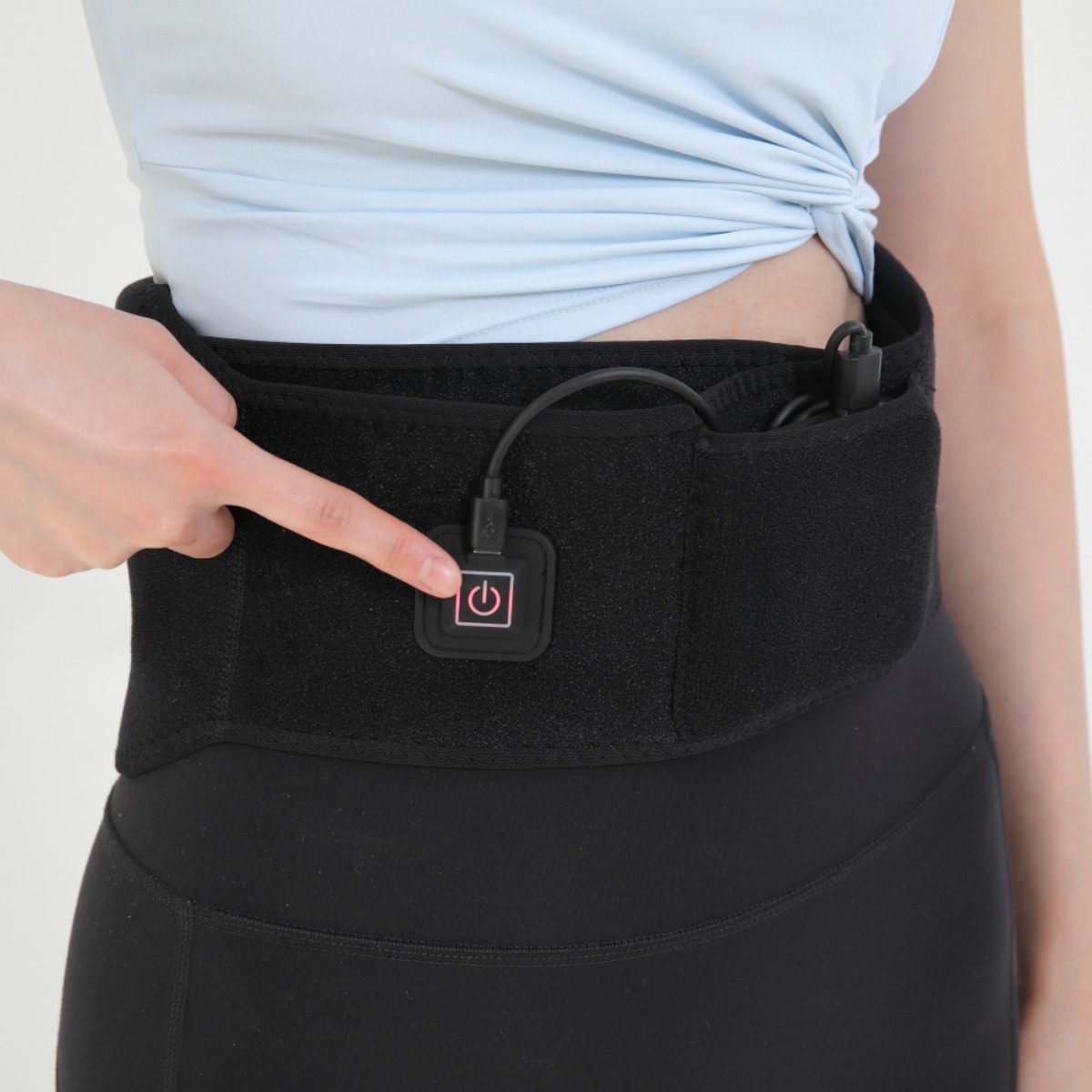 럭시스 근적외선 허리찜질기 무선충전식 복대 허리보호대 배 복부찜질기 온열찜질기 49,190원