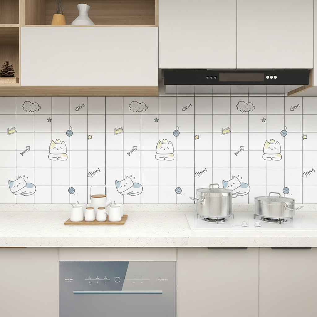 아느로 주방 타일 기름때 방지 시트지 C105, 1개 14,100원