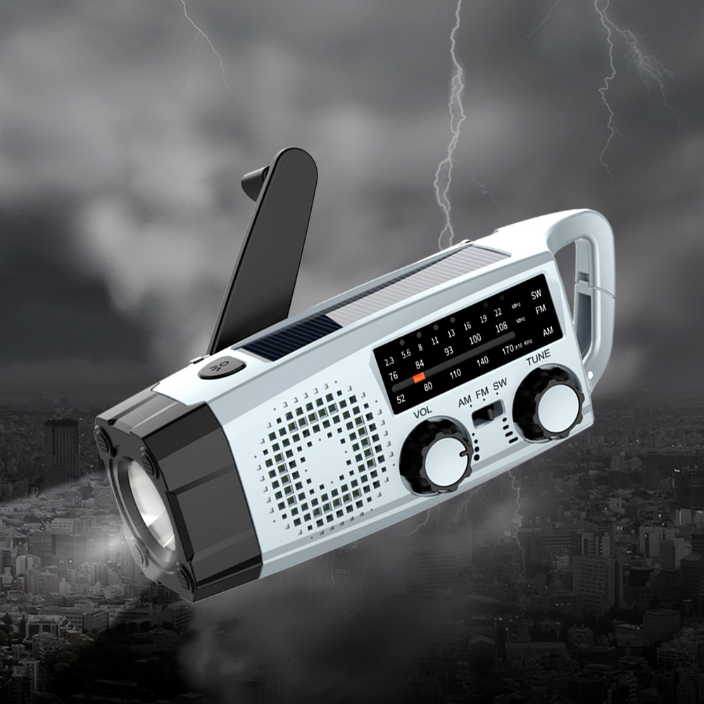 디큐브 서바이복스 자가발전 태양광 재난 라디오 FM AM 단파 휴대용, 실버, SURVIVOX 49,700원