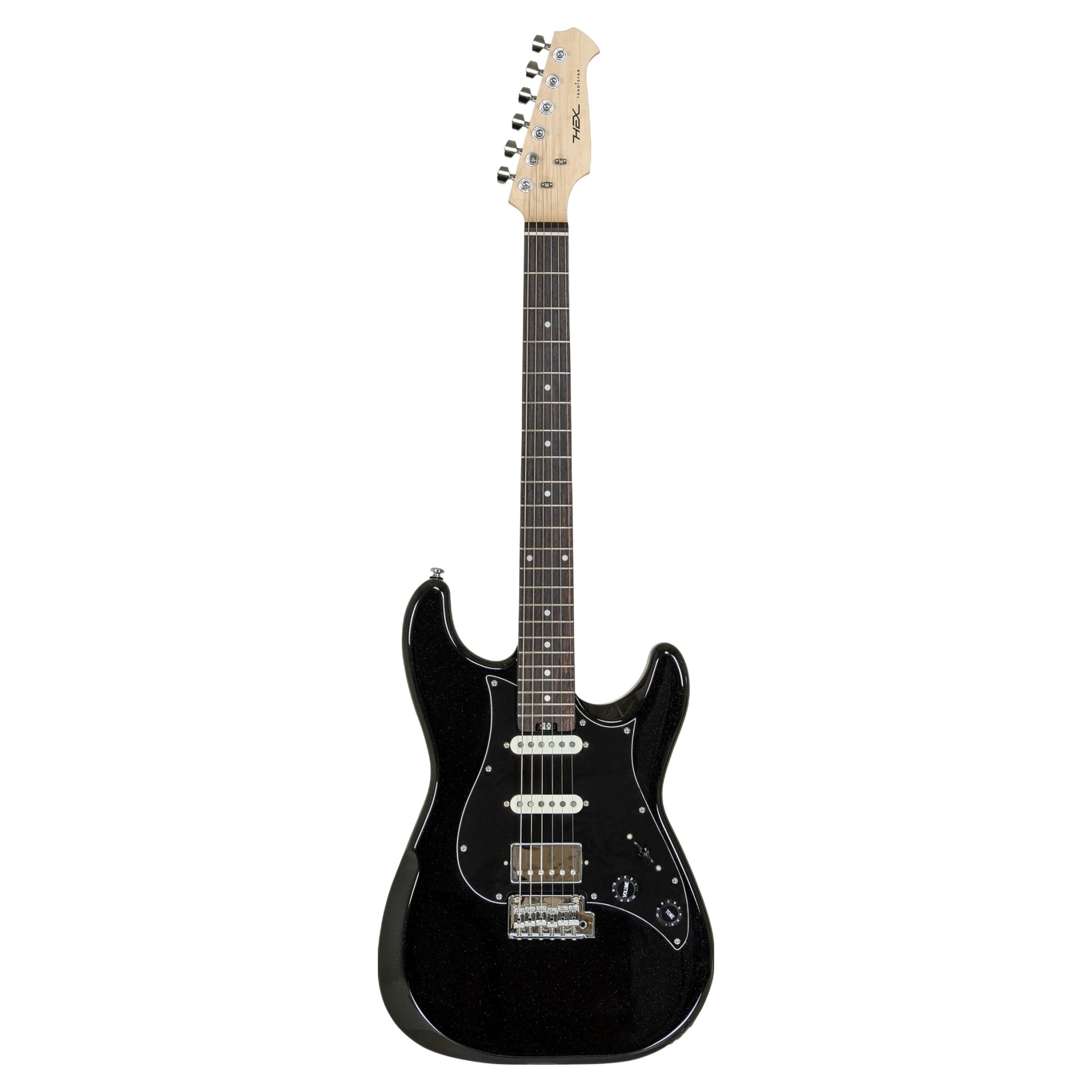 헥스 입문용일렉기타, E100 TRD, G MBK + 유광 메탈릭 블랙, 1개 329,000원