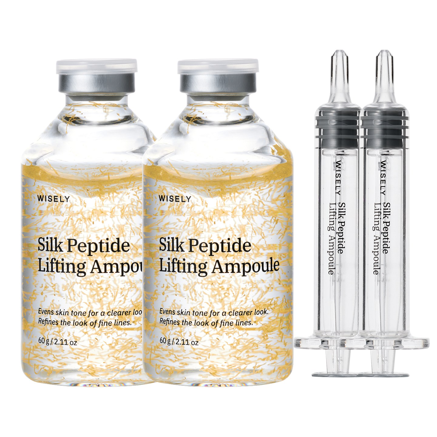 와이즐리 콜라겐 실 리프팅, 실크 펩타이드 탄력 앰플, 2개, 60ml 17,490원