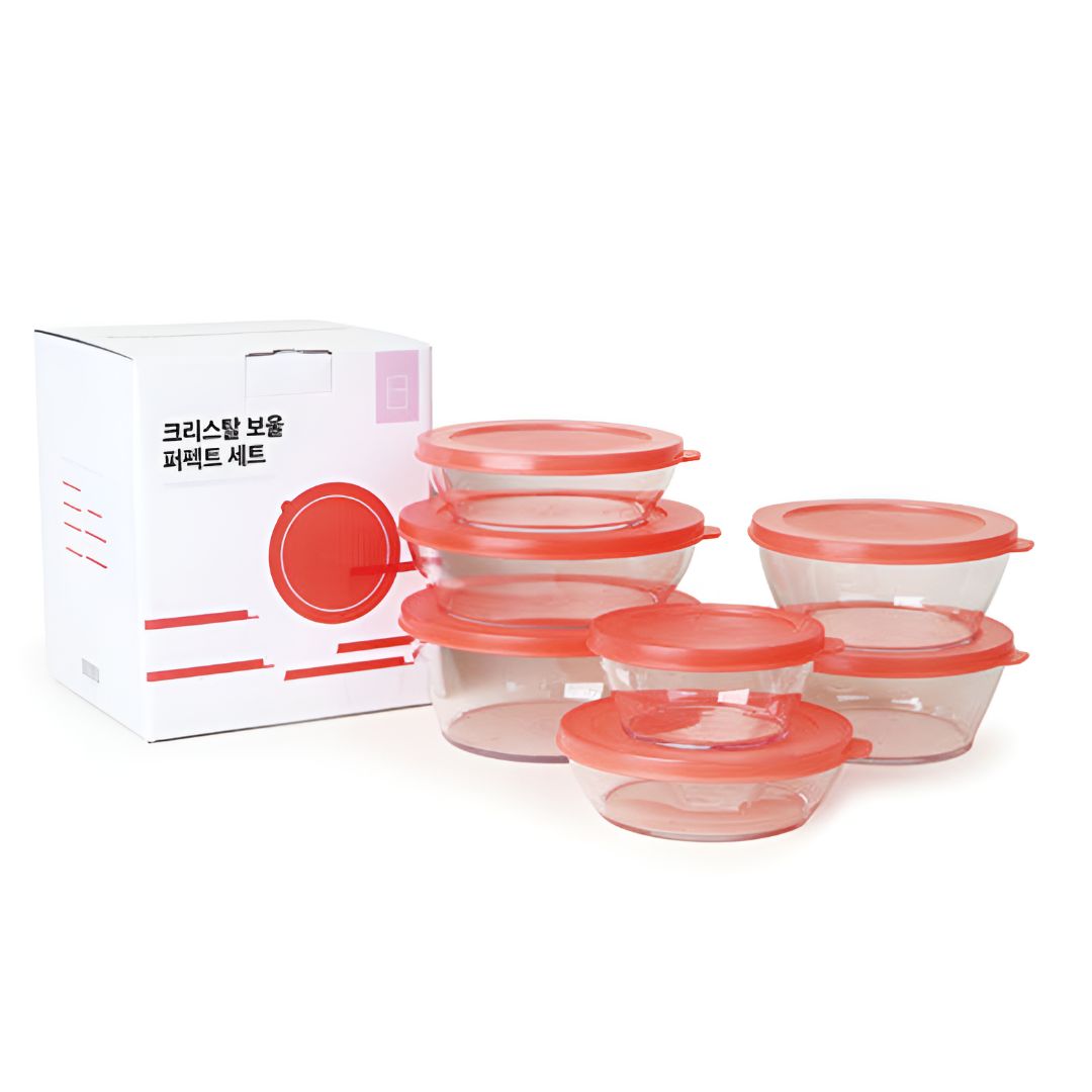 타파웨어 트라이탄 밀폐용기 반찬통 7종세트, 1세트, 7개 119,000원