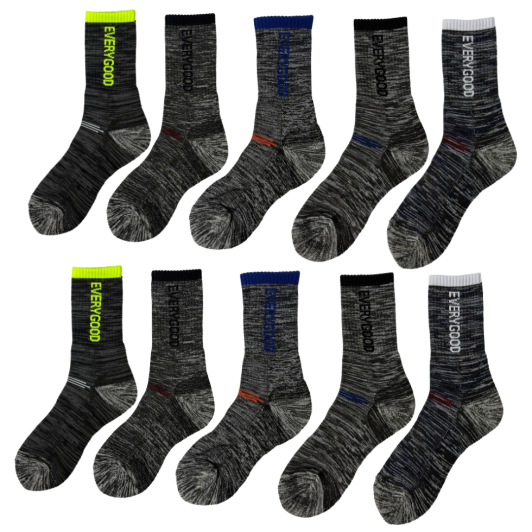 에브리굿 남성 두꺼운 이중쿠션 발목 아웃도어 양말 12,800원